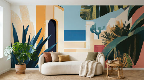 Design A0986 — Papier peint Paysage Plage et Mer — Novomur