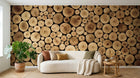 Design C0959 — Papier peint Bois Rustique Brun - Collection 2 — Novomur