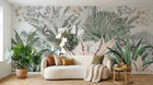 Design D0053 — Papier peint Palmier Tropical Vert - Collection 3 — Novomur