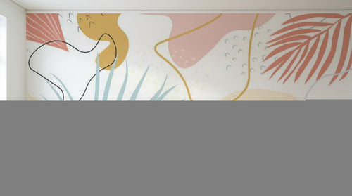 Design D0452 — Papier peint Coups de Pinceau et Aquarelle Libre — Novomur