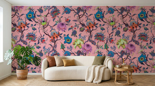 Design D0701 — Papier peint Floral Vintage Baroque — Novomur