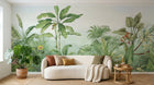 Design E0285 — Papier peint Palmier Tropical & Jungle Dense — Novomur