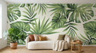 Design SD0468 — Papier peint Palmier Tropical Vert - Collection 4 — Novomur