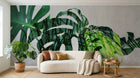 Design SK0440 — Papier peint Palmier Tropical Vert - Collection 4 — Novomur