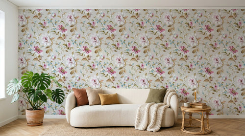 Papier peint Liberty Floral - Sur mesure - Design SK0460