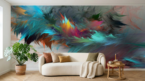 Design SK0754 — Papier peint Plumes — Novomur