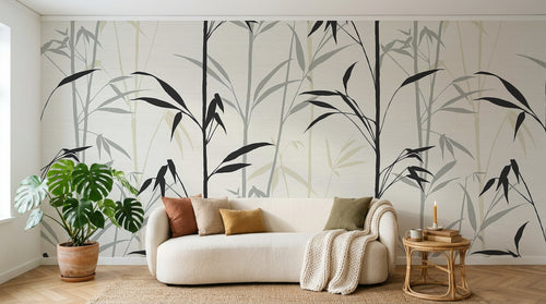Design SK0795 — Papier peint Bambou — Novomur