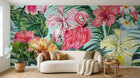 Design ZX0534 — Papier peint Palmier Tropical & Jungle Dense — Novomur