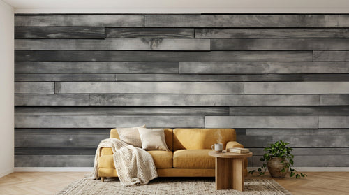 Design A0587 — Papier peint Bois Rustique Brun - Collection 1 — Novomur