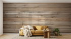 Design A0829 — Papier peint Bois Rustique Brun - Collection 1 — Novomur