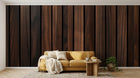 Design A0853 — Papier peint Bois Rustique Brun - Collection 2 — Novomur