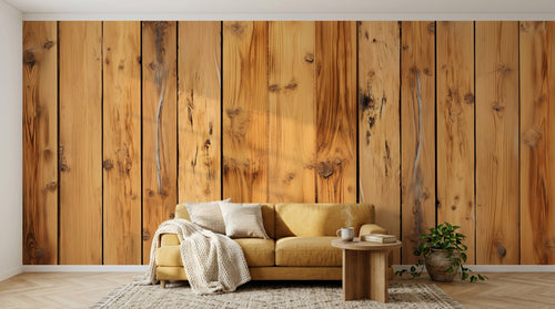 Design A0856 — Papier peint Bois Rustique Brun - Collection 2 — Novomur