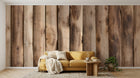 Design D0995 — Papier peint Bois Rustique Brun - Collection 2 — Novomur
