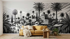 Design F0310 — Papier peint Paysage Désert et Cactus — Novomur