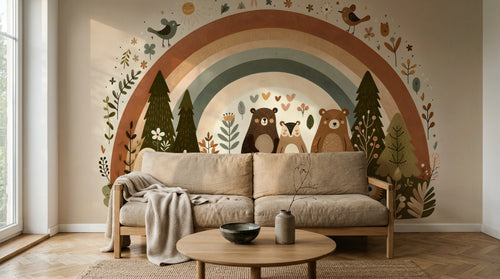 Papier peint Animaux Foret - 11 designs exclusifs - Design A0089