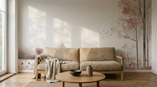 Design A0773 — Papier peint Arbres Décoratifs — Novomur