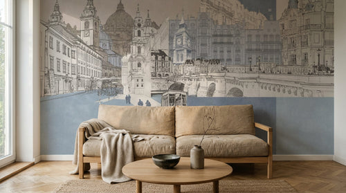 Design SL0603 — Papier peint Architecture et Villes — Novomur