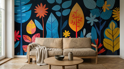 Design A0063 — Papier peint Botanique Feuillage - Collection 2 — Novomur