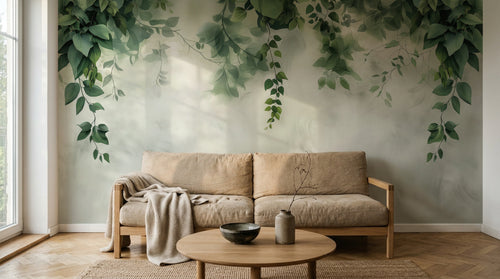 Design A0152 — Papier peint Eucalyptus Botanique Sauge — Novomur