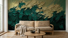 Design A0260 — Papier peint Art Abstrait Vagues et Lignes — Novomur