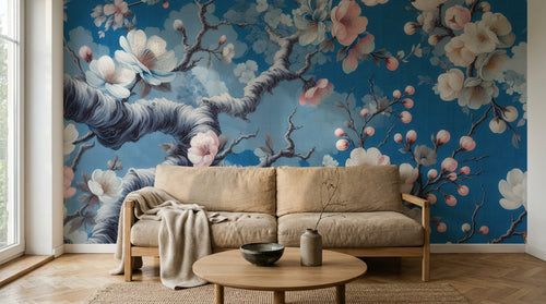 Design A0266 — Papier peint Cerisier en Fleurs — Novomur