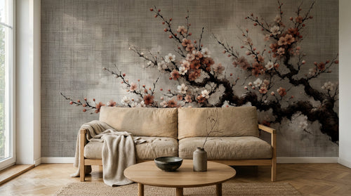 Design A0466 — Papier peint Cerisier en Fleurs — Novomur