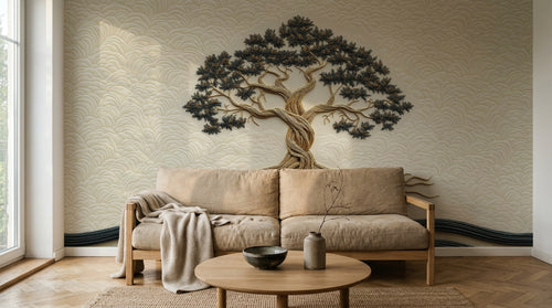 Design A0570 — Papier peint Arbres Décoratifs — Novomur