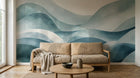 Design A0612 — Papier peint Art Abstrait Vagues et Lignes — Novomur