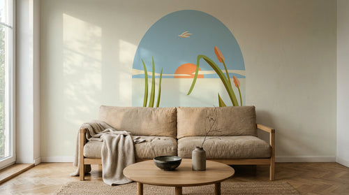 Design A0626 — Papier peint Paysage Plage et Mer — Novomur