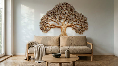 Design A0804 — Papier peint Arbres Décoratifs — Novomur