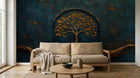 Design A0861 — Papier peint Arbres Décoratifs — Novomur
