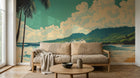 Design A0956 — Papier peint Paysage Plage et Mer — Novomur