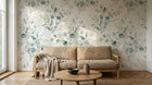 Design D0128 — Papier peint Eucalyptus Botanique Sauge — motif standard — Novomur