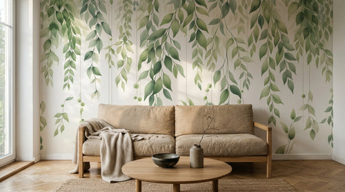 Design D0991 — Papier peint Eucalyptus Botanique Sauge — Novomur
