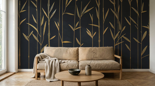 Design F0733 — Papier peint Bambou — Novomur