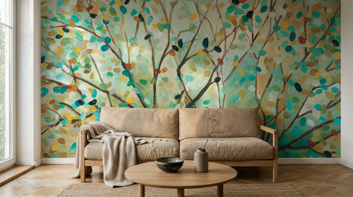 Design SD0503 — Papier peint Arbres Décoratifs — Novomur