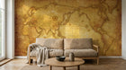 Design SD0641 — Papier peint Carte du Monde — Novomur