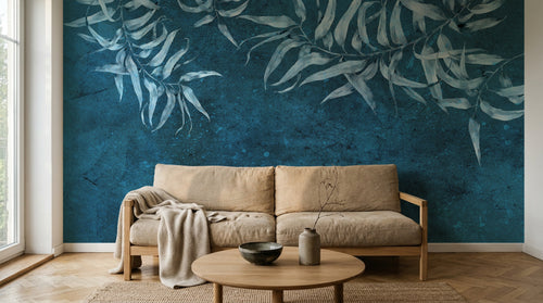 Design SK0113 — Papier peint Eucalyptus Botanique Sauge — Novomur