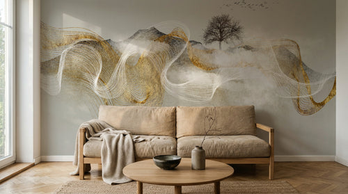 Design SK0843 — Papier peint Arbres Décoratifs — Novomur