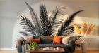 Design A0020 — Papier peint Palmier Tropical Vert - Collection 4 — Novomur