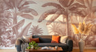 Design A0031 — Papier peint Jungle Tropicale Dense Aquarelle — Novomur