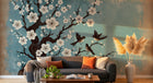 Design A0038 — Papier peint Jungle Tropicale Dense Aquarelle — Novomur