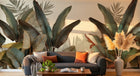 Design A0066 — Papier peint Palmier Tropical Vert - Collection 1 — Novomur