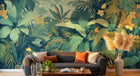 Design A0077 — Papier peint Jungle Tropicale Dense Aquarelle — Novomur