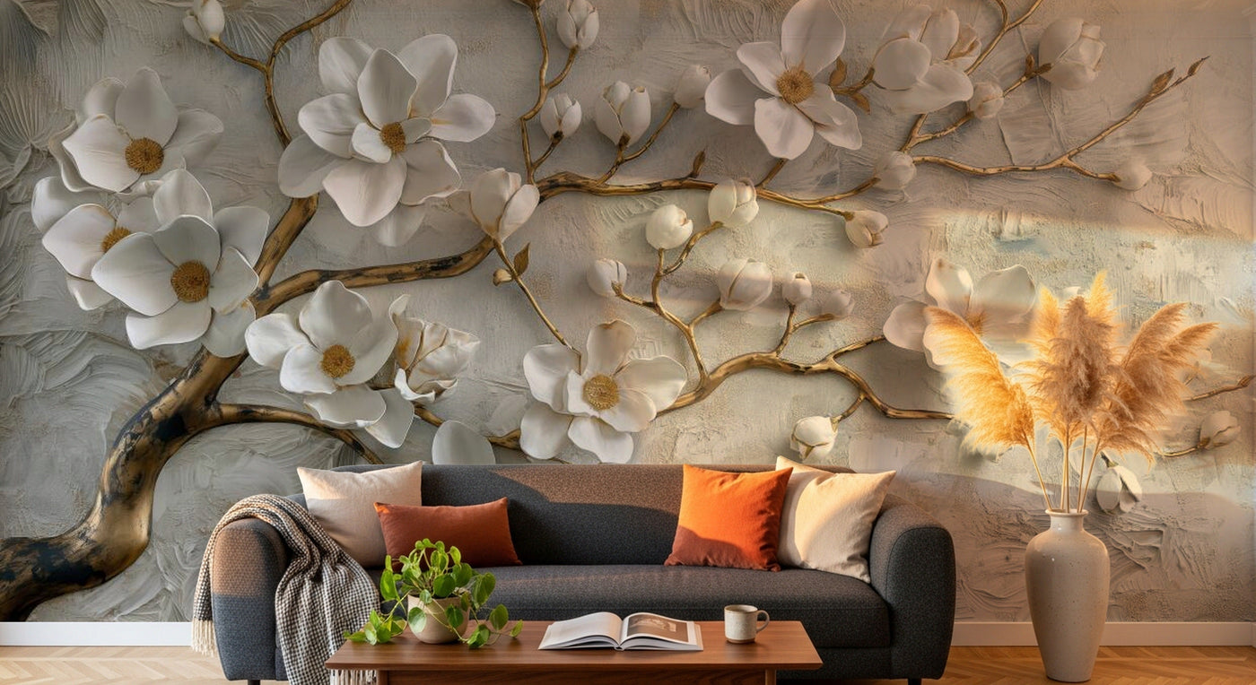 Papier peint Floral - Sur mesure - Design A0104