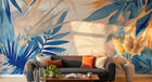 Design A0109 — Papier peint Palmier Tropical Vert - Collection 1 — Novomur