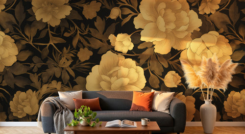Design A0133 — Papier peint Damassé Classique — Novomur