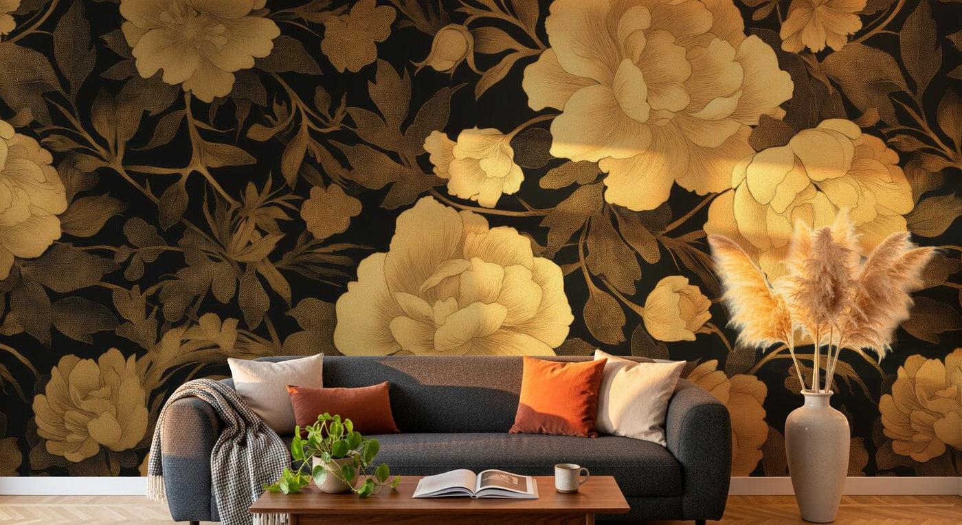 Papier peint Floral - Sur mesure - Design A0133