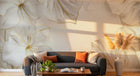 Design A0159 — Papier peint Art Déco Éventails et Or - Collection 1 — Novomur