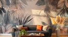 Design A0271 — Papier peint Palmier Tropical Vert - Collection 4 — Novomur